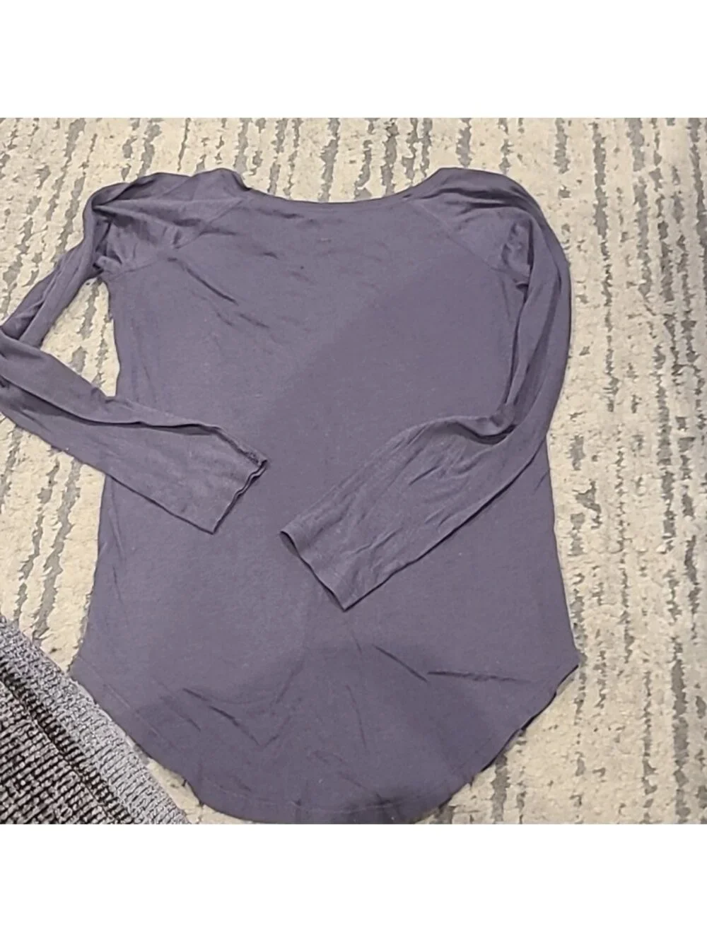 Lululemon Locarno Long Sleeve Dark Carbon